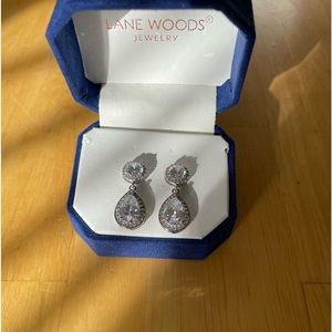 Lane woods tear drop earrings